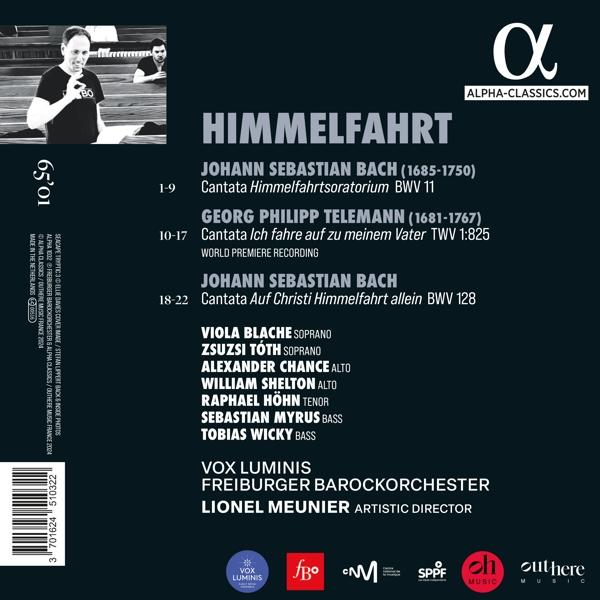 CD-Cover für ein Klassik-Album, mit einem Mann mit Bart und Text in mehreren Sprachen.