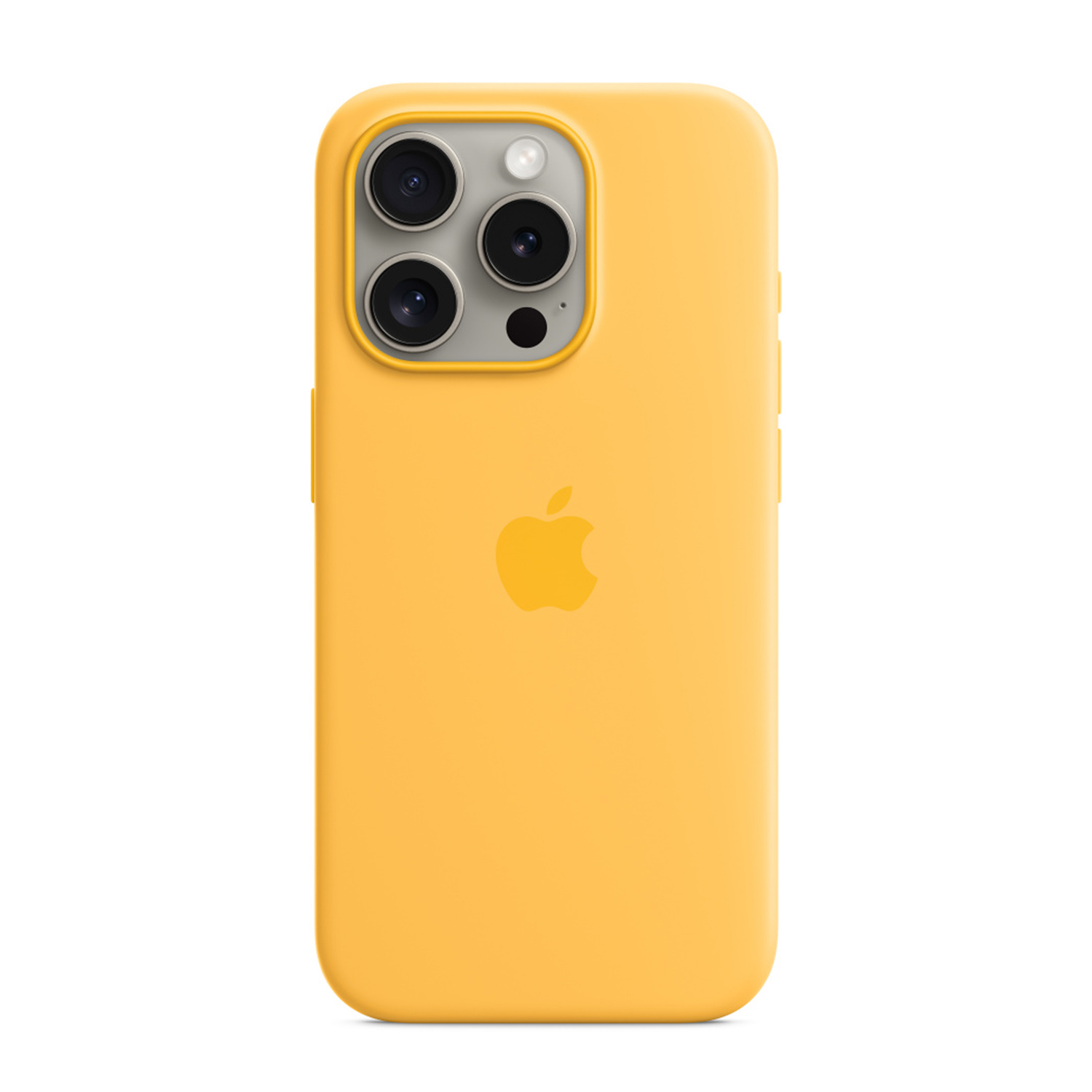 Apple Custodia MagSafe in silicone per iPhone 15 Pro - Sole