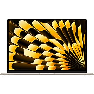 Apple MacBook Air (2024), 15,3", Chip M3, GPU de 10 núcleos, 8 GB RAM, 256GB de SSD, Teclado Magic Keyboard Touch ID, macOS, Blanco estrella