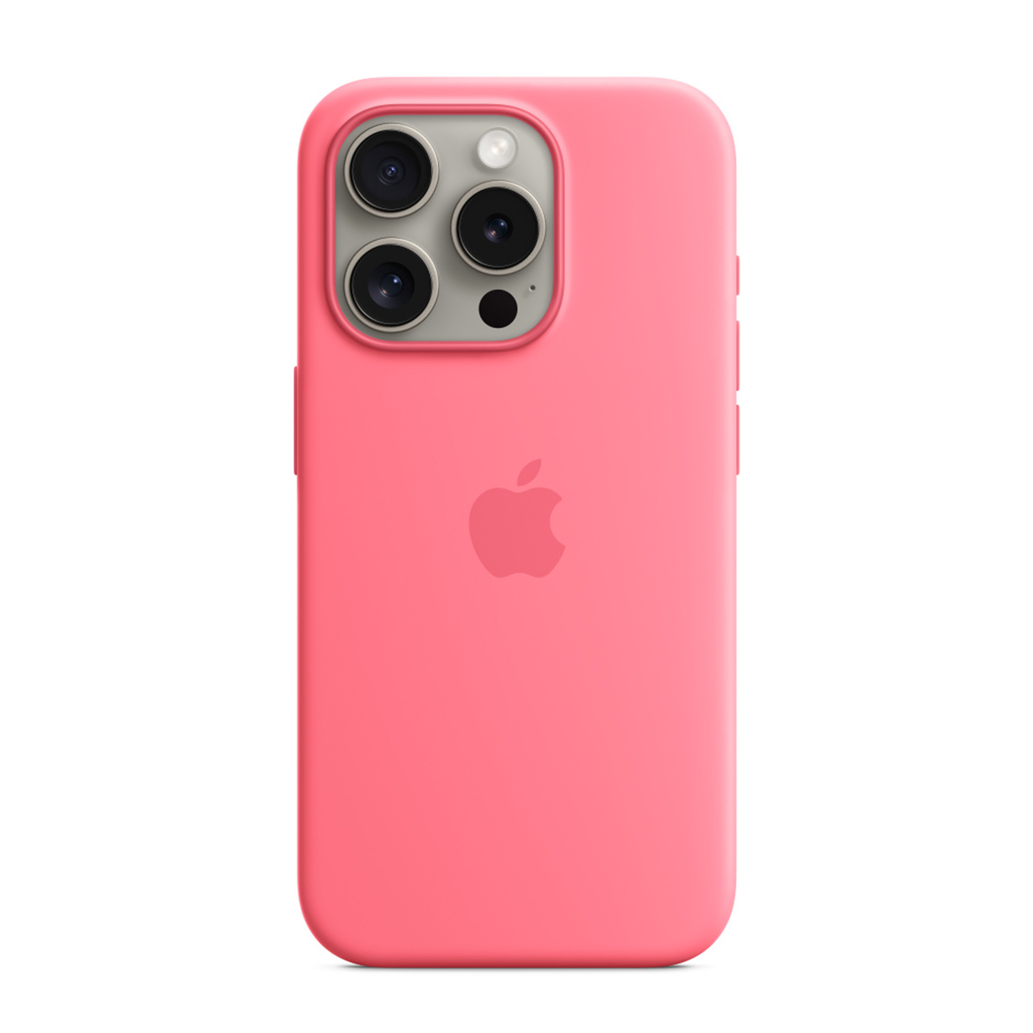 Apple Custodia MagSafe in silicone per iPhone 15 Pro - Rosa