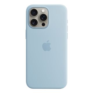 APPLE Silikon Case mit MagSafe - Schutzhülle (Passend für Modell: Apple iPhone 15 Pro Max)