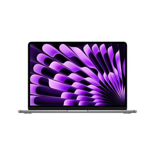 APPLE MacBook Air (2024), MRXP3D/A, Notebook, mit 13,6 Zoll Display, M3 Prozessor, 8 GB RAM, 512 GB SSD, Space Grau, macOS