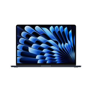 APPLE MacBook Air (2024), MXD43D/A, CTO, Notebook, mit 15,3 Zoll Display, Apple M3, 24 GB RAM, 1 TB SSD, Apple M3, Mitternacht, macOS
