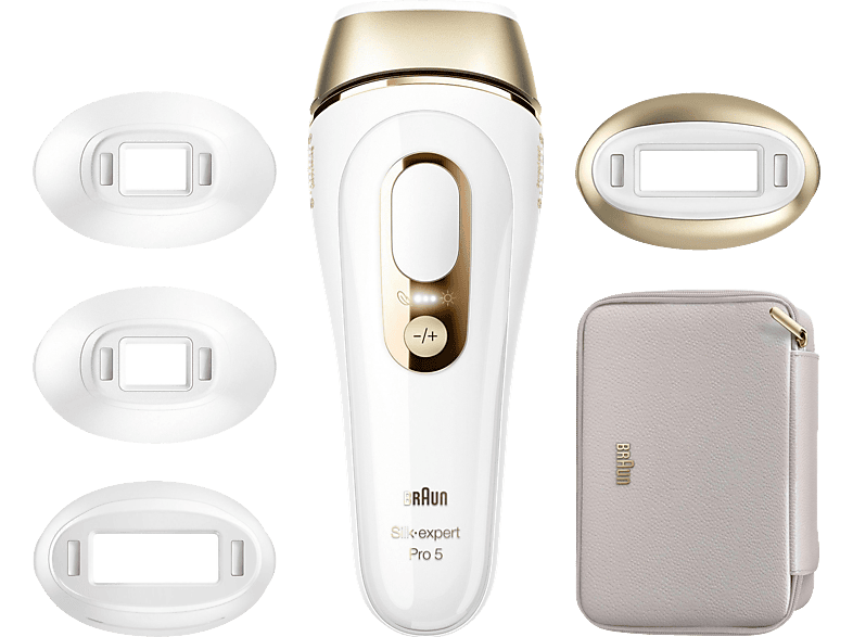 BRAUN PL5356 IPL Silk.expert Pro 5 Haarentfernung Weiß/Gold