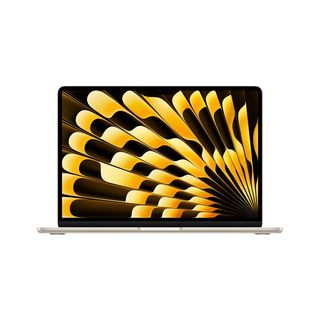 APPLE MacBook Air (2024), MXCT3D/A, Notebook, mit 13,6 Zoll Display, M3 Prozessor, 16 GB RAM, 512 GB SSD, Polarstern, macOS