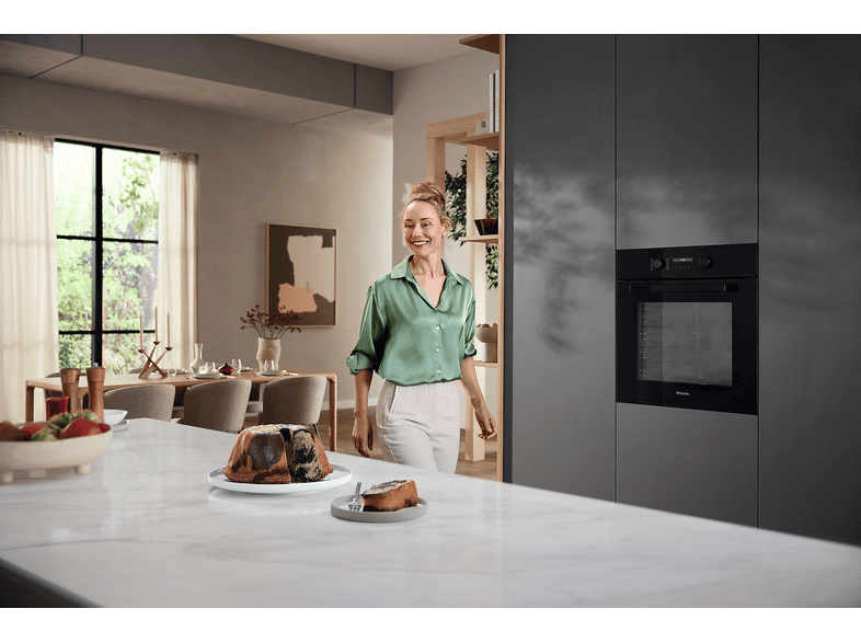 Miele H 2861-1 B 125 Edition Backofen (76 l, Obsidianschwarz, 595 mm breit, A+) — Foto 3 von 5