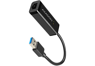 AXAGON USB 3.0 hálózati RJ-45 Gigabit LAN adapter, 10/100/1000 Mbps, USB-A, fekete (ADE-SR)