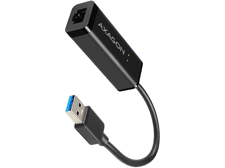 AXAGON USB 3.0 hálózati RJ-45 Gigabit LAN adapter, 10/100/1000 Mbps, USB-A, fekete (ADE-SR)