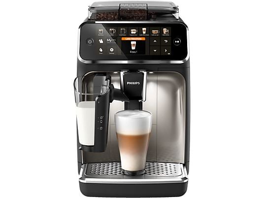 PHILIPS EP5547/90 LatteGo - Machine à café entièrement automatique (Noir chromé)