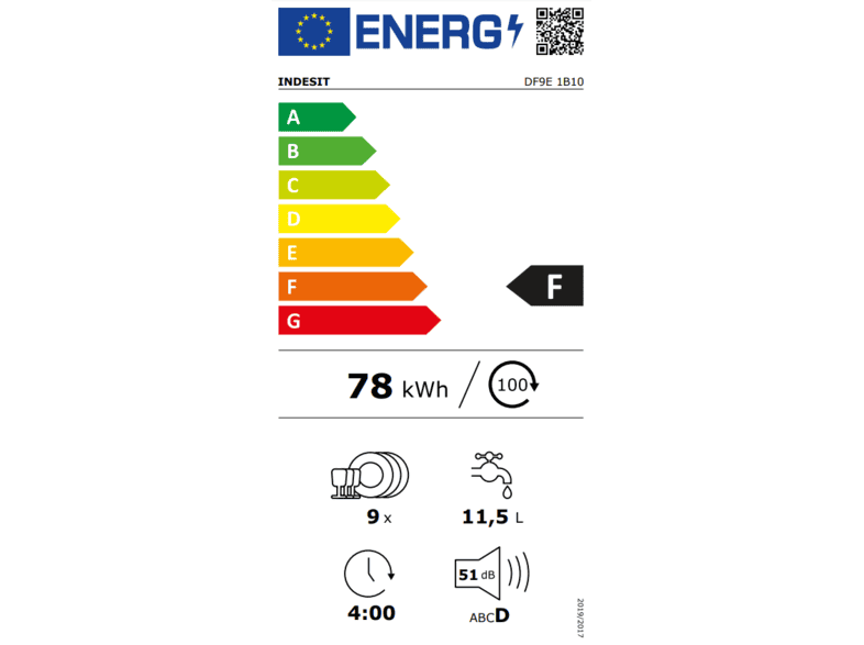 INDESIT DF9E 1B10 Keskeny mosogatógép - MediaMarkt online vásárlás