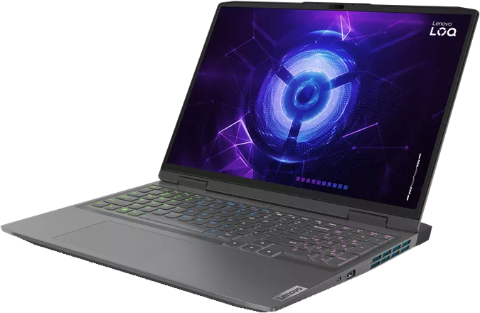 LENOVO LOQ 16IRH8 82XW005YHV Szürke Gamer laptop (16" WQXGA/Core i7/16GB/1024 GB SSD/RTX4060 8GB/NoOS)