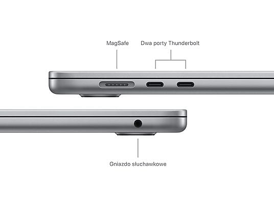 Laptop APPLE MacBook Air 15 M3/8GB/512GB SSD/INT/macOS Gwiezdna szarość