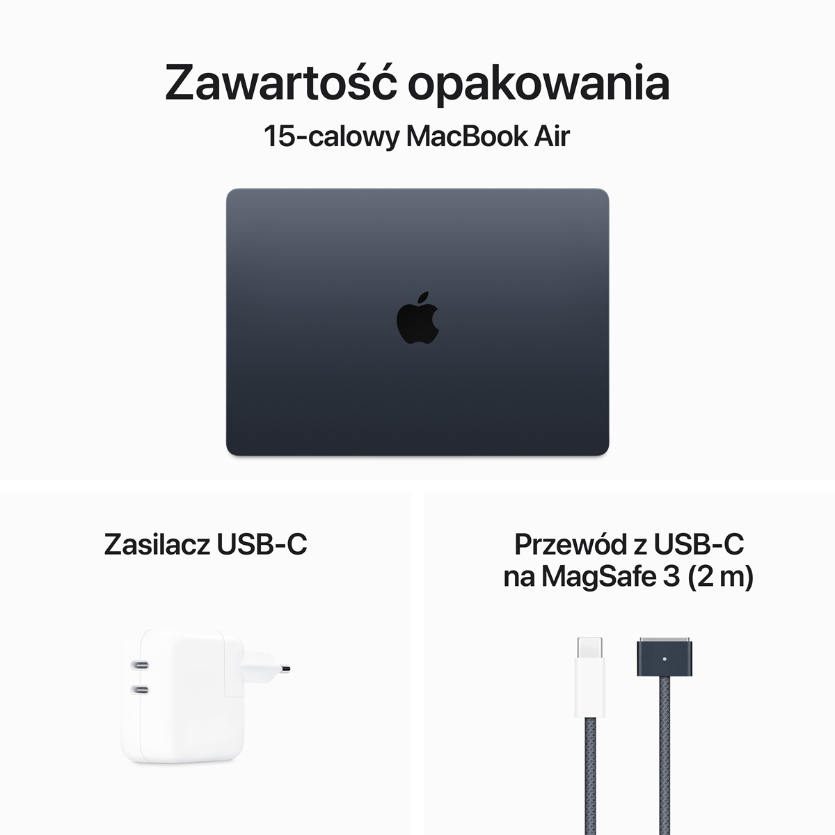 Laptop APPLE MacBook Air 15 M3/8GB/512GB SSD/INT/macOS Północ