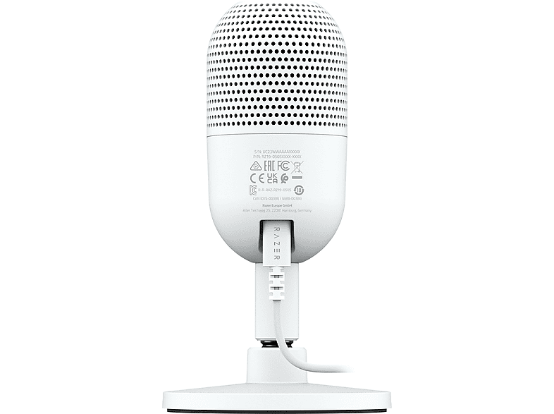 Razer Seiren V3 Mini Streaming Mikrofon, USB-C, 96 kHz, Superniere, 14mm Kondensatorkapsel, Weiß — Foto 2 von 5