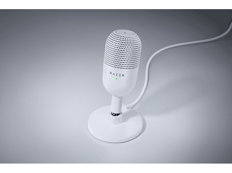 Razer Seiren V3 Mini Streaming Mikrofon, USB-C, 96 kHz, Superniere, 14mm Kondensatorkapsel, Weiß — Foto 4 von 5