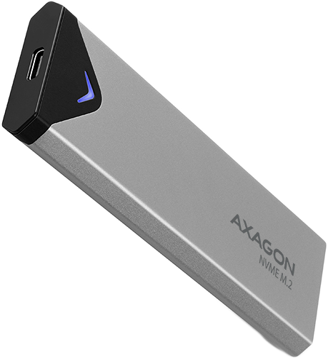 AXAGON USB 3.2 Gen2 külső M.2 NVMe SSD ház, Type-C, alumínium ház (EEM2-UG2)