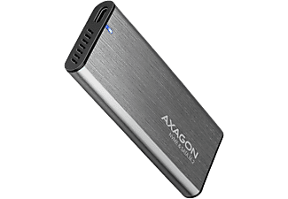 AXAGON USB 3.2 Gen2 külső M.2 NVMe, SATA SSD ház, USB Type-C, alumínium ház (EEM2-SG2)