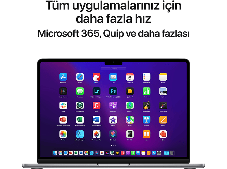 APPLE MacBook Air M2 8GB-256GB SSD 13.6inç Uzay Grisi MLXW3TU/A_9