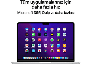 APPLE MacBook Air M2 8GB-512GB SSD 13.6inç Gümüş MLY03TU/A_9