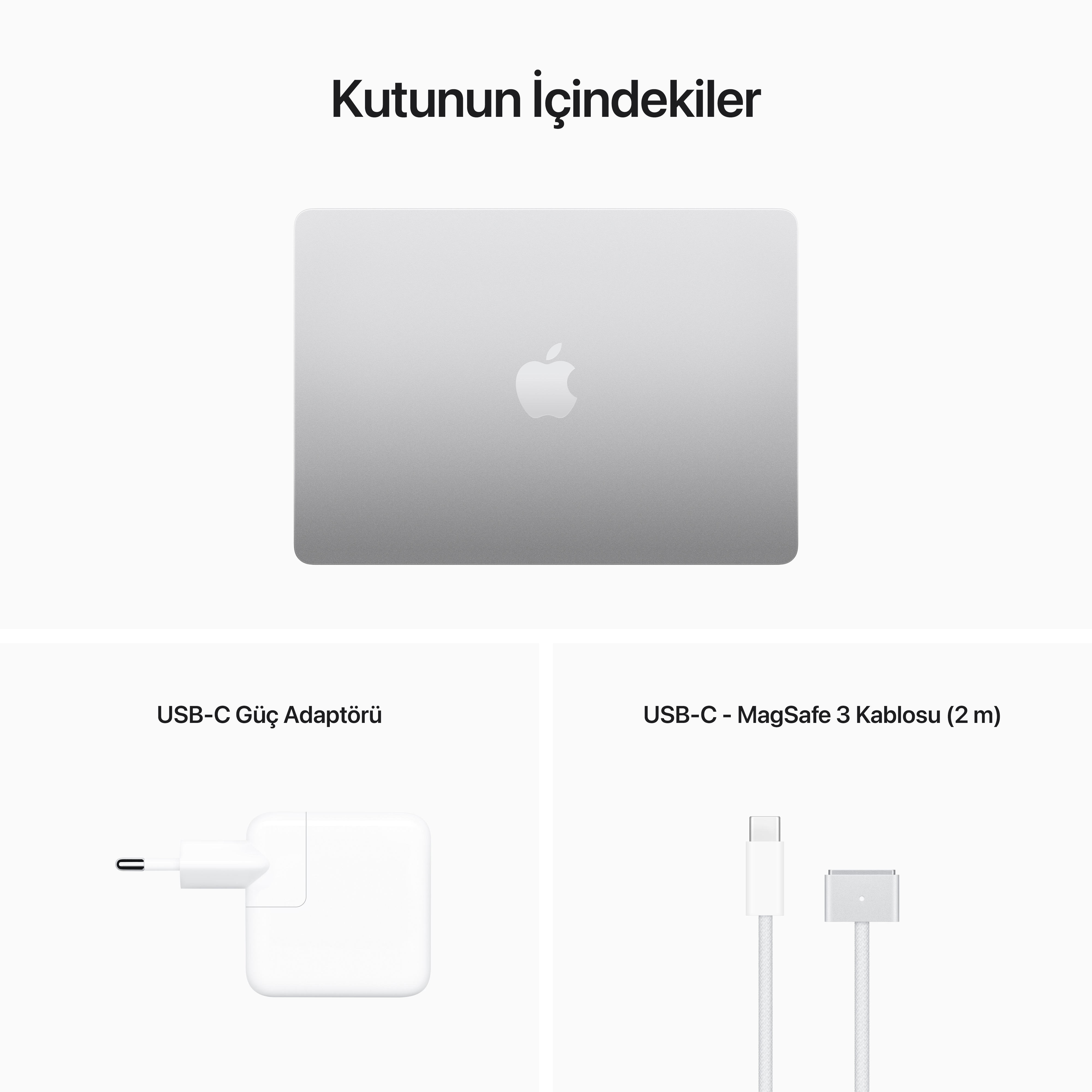 APPLE MacBook Air M2 8GB-512GB SSD 13.6inç Gümüş MLY03TU/A Fiyat