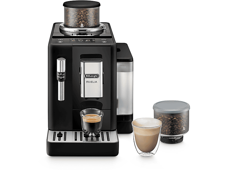 De'Longhi Rivelia Exam440.35.B Macchina Caffé Automatica, Nero (onyx black)