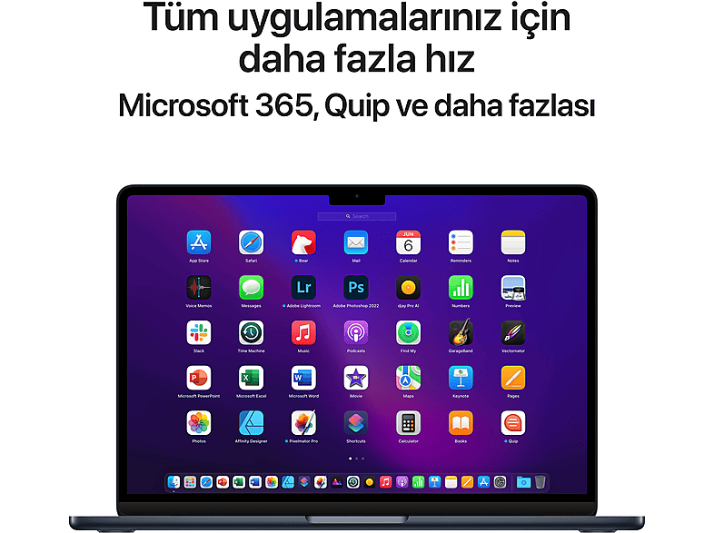 APPLE MacBook Air M2 8GB-256GB SSD 13.6inç Gece Yarısı MLY33TU/A_9