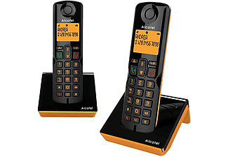 ALCATEL S280 DUO Fekete-Narancs dect telefon
