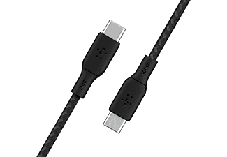 BELKIN BoostCharge USB-C to USB-C 100 W 2 m Örgülü Kablo Siyah_1