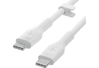 BELKIN BoostCharge Flex 1 m USB-C to USB-C Silikon Kablo Beyaz