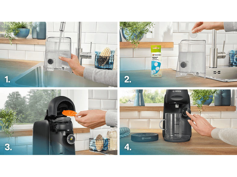 Bosch TAS162E Finesse friendly Kapselmaschine Real Black — Foto 3 von 5