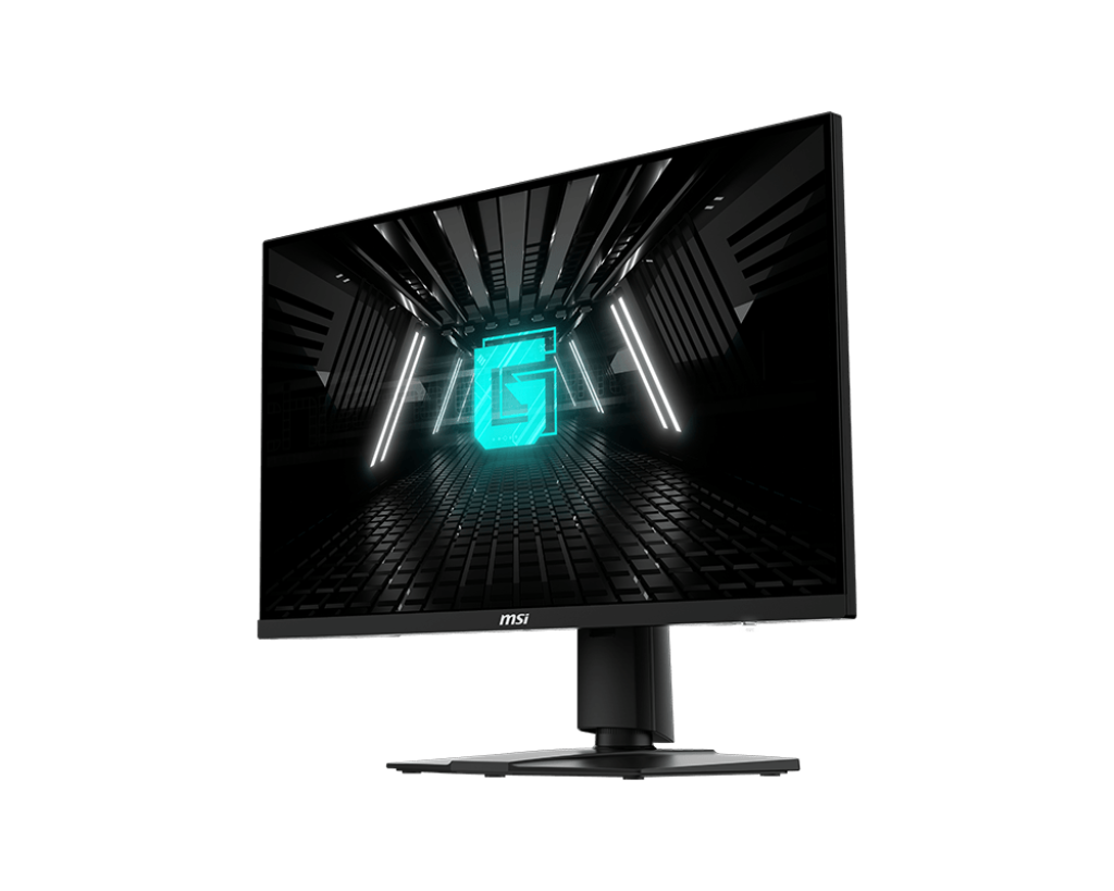 Un monitor gaming con pantalla curva, mostrando una interfaz de juego.