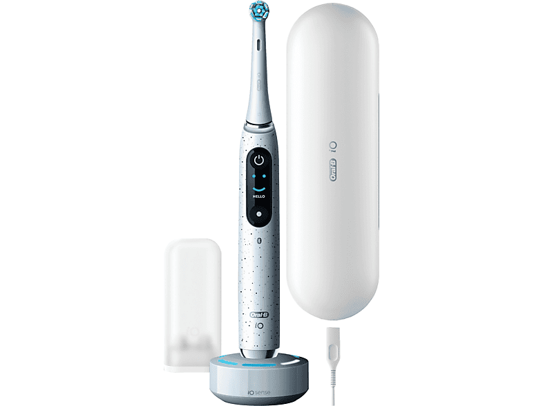 ORAL-B iO Series 10 Elektrische Zahnbürste Stardust Weiss, Reinigungstechnologie: Oszillierend / Rotierend Pulsierend (3D)