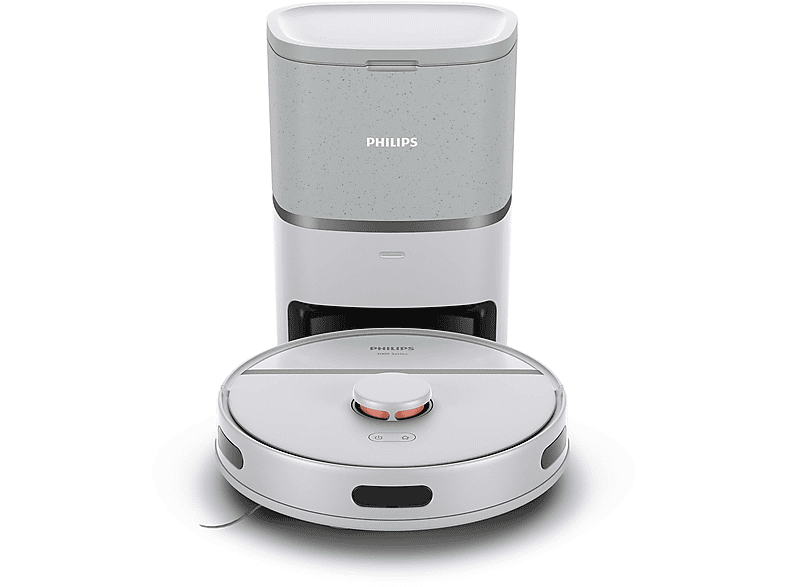 Robot sprzątający Philips 3000 series HomeRun Aqua XU3110/02 Vacuum and Mop Robot, Combi, Metallic, Round, Light/Beluga Metallic, Acrylonitrile butadi – zdjęcie 2