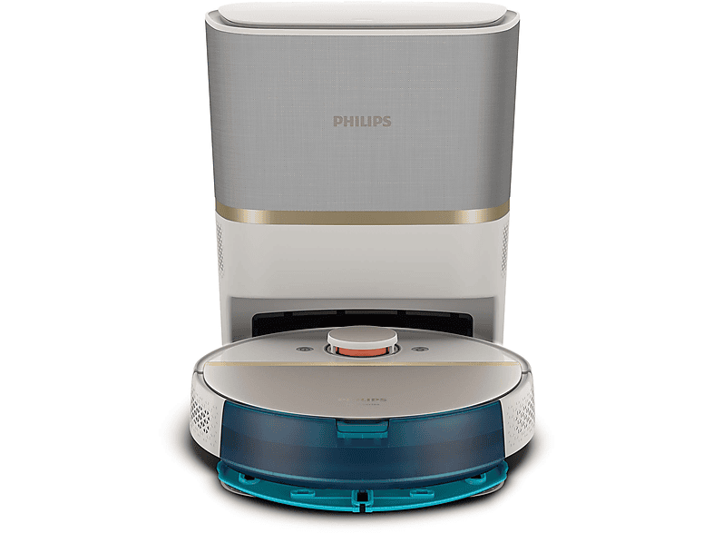 Robot odkurzająco-mopujący PHILIPS XU7100/02 Seria Aqua 7000 Biało-złoty – zdjęcie 2