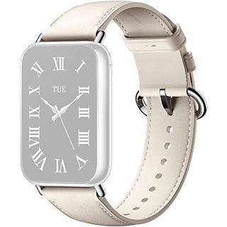 XIAOMI Smart Band 8 Pro - Bracelet en cuir (blanc)