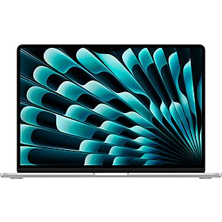 APPLE MacBook Air 15 Zoll (2024), M3 Chip mit 10-Core GPU, 8 GB RAM, 512 GB SSD, 35W Dual USB‑C Port Power Adapter, Silber