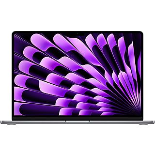 APPLE MacBook Air 15 Zoll (2024), M3 Chip mit 10-Core GPU, 16 GB RAM, 512 GB SSD, 35W Dual USB‑C Port Power Adapter, Space Grau