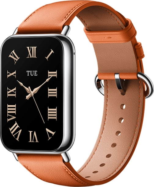 XIAOMI Smart Band 8 Pro - Lederarmband (Korallenorange )