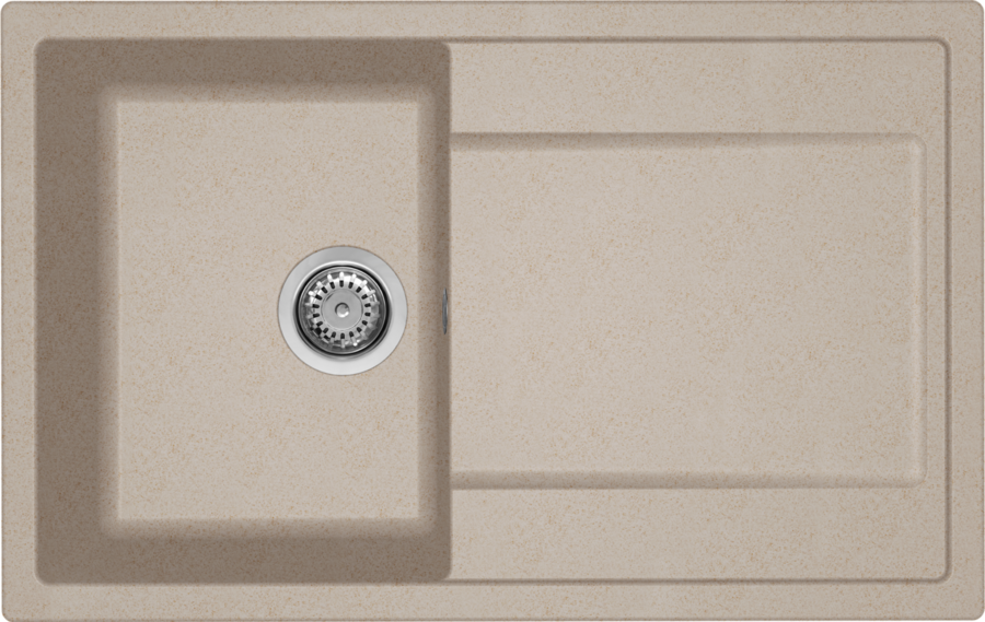 ELLECI LIFE 300 G51, 790x500 mm, medence mélység 180mm,tartozék:Helytakarékos szifon, szűrőkosár