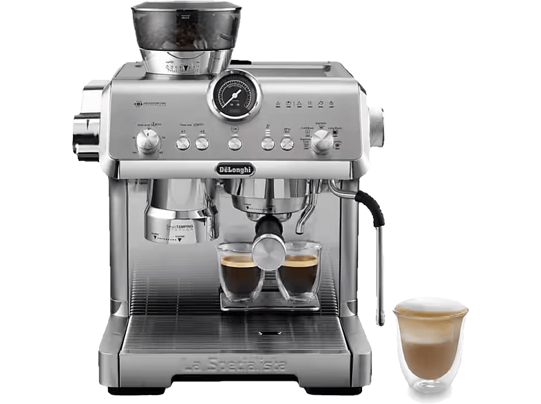 DE-LONGHI EC9555.M La Specialista Opera Espressomaschine Silber