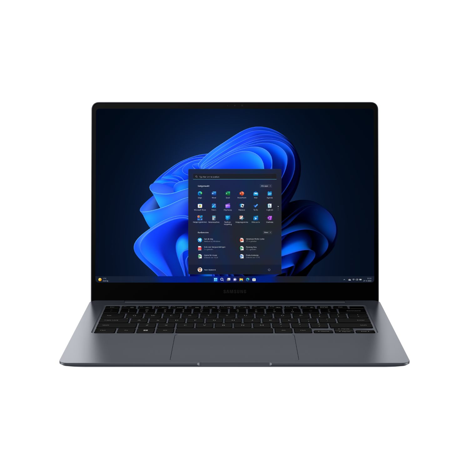 SAMSUNG Galaxy Book4 Pro Grijs - 14 inch - Intel Core Ultra 7 - 16 GB - 512 GB