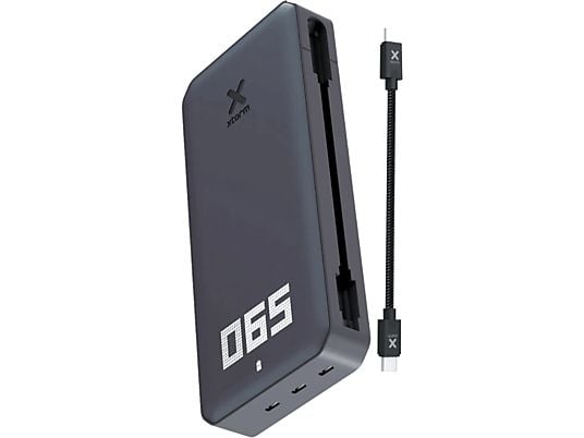 Powerbank - XTORM XB4 Titan, 90W, 24.000 mAh, 3 puertos, Indicador de batería LED, Compatible portátiles, Negro