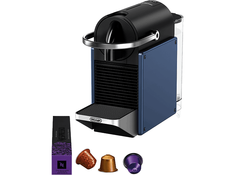 De'Longhi Nespresso® Pixie EN127.BL, 1260W, 19 bar, 1 l, 2 tamaños taza, Azul