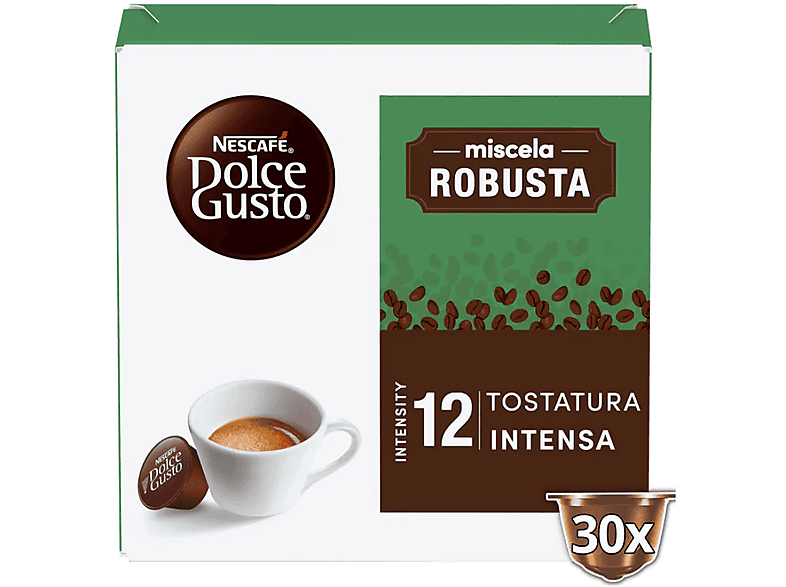 Nescafe' Dolce Gusto Caffè in capsule NDG Robusta Magnum, Nescaffè dolce gusto