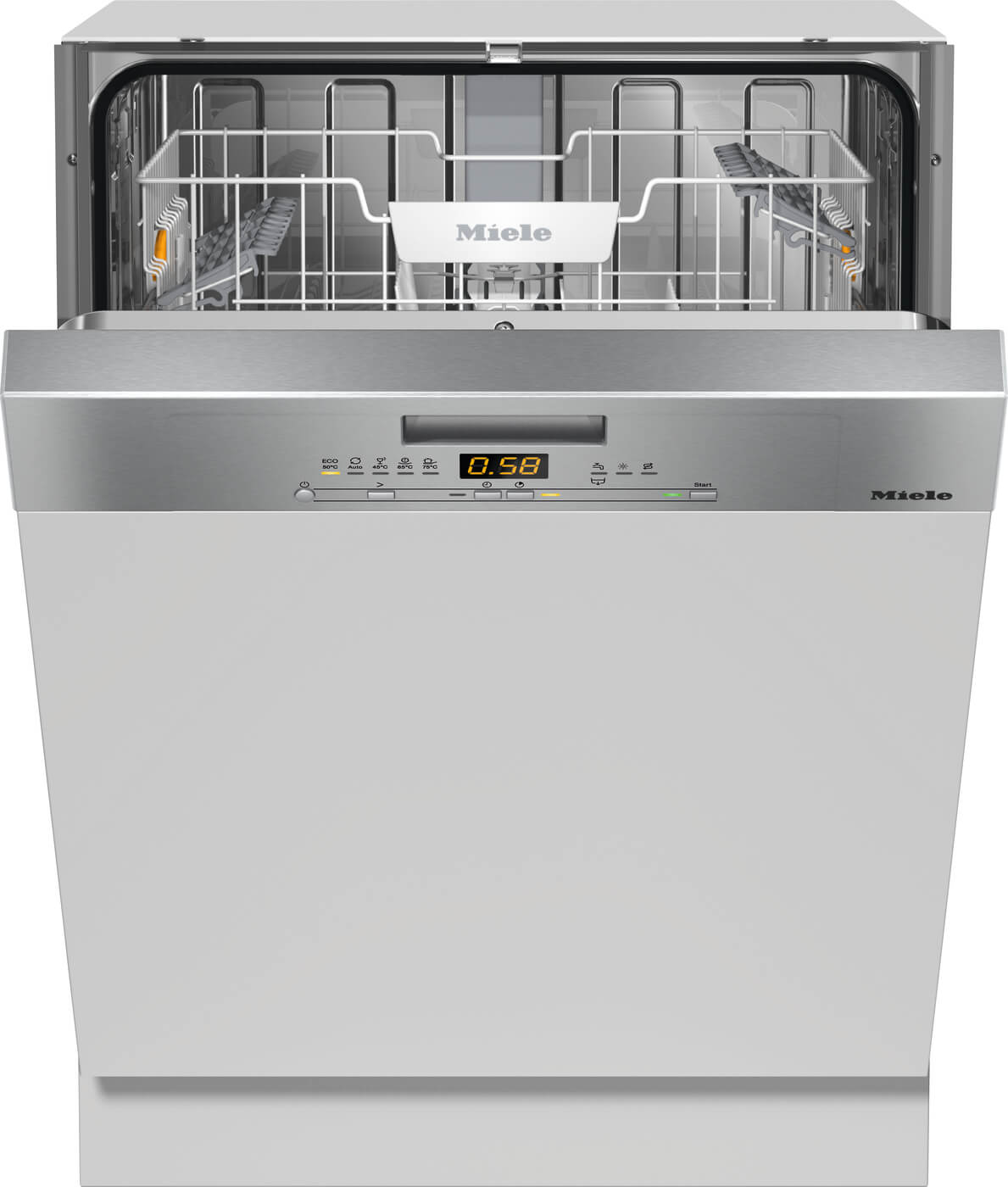 MIELE G 5110 i D Enerji Sınıfı 5 Programlı 13 Kişilik Yarı Ankastre Bulaşık Makinesi Çelik