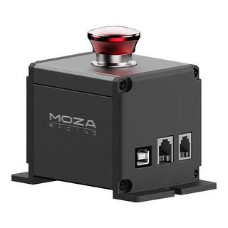 MOZA RACING RS06 Emergency Stop Switch - Bouton d'arrêt d'urgence (Noir/Rouge)