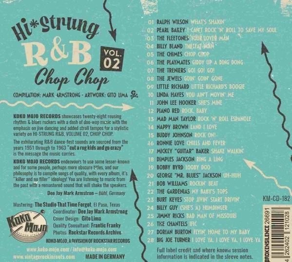 Albumcover mit Titel, Künstlern und Songliste des R&B-Compilationsalbums.