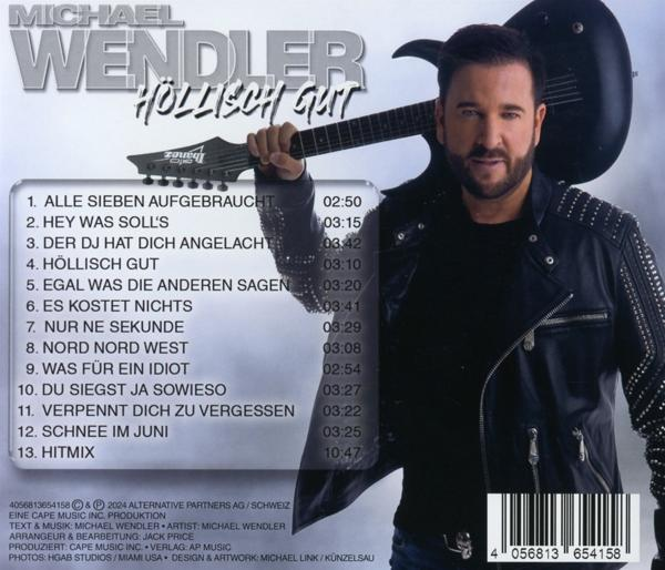 CD-Cover mit einem Mann, der eine Gitarre hält. Der Text auf dem Cover enthält den Namen des Künstlers und die Titelliste.