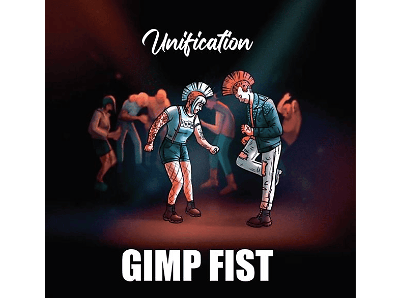 Gimp Fist | Gimp Fist - unification (transparent red w/ blue splashes ...