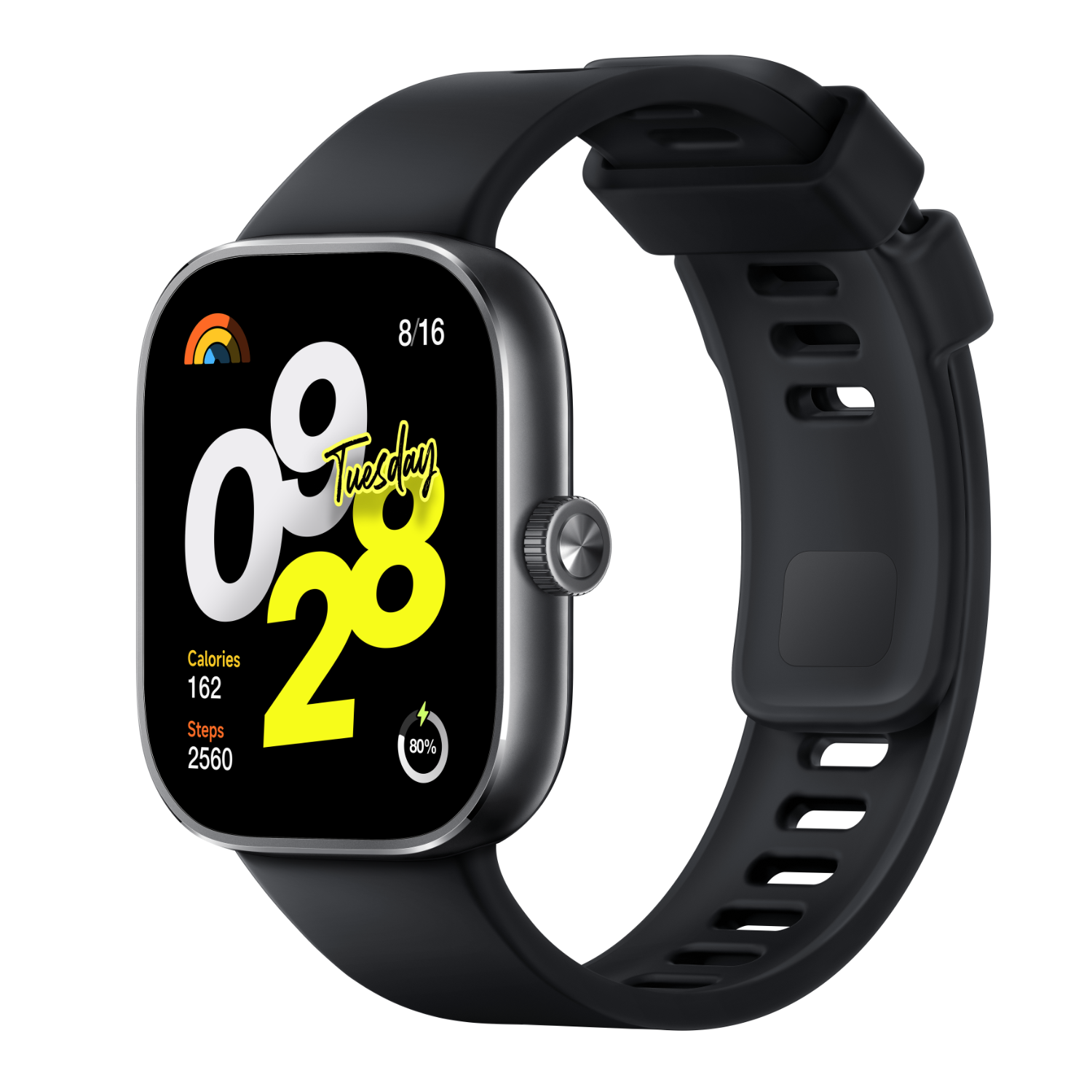 MediaMarkt Xiaomi Redmi Watch 4 Smartwatch Zwart aanbieding